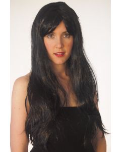 Sarah Black Long Fringe Wig (CB7016-G1011-Black)