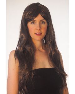 Sarah Dark Brown Long Fringe Wig (CB7016-G1011-Brown)