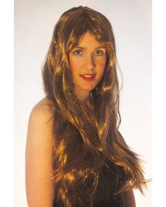 Sarah Light Brown Long Fringe Wig (CB7016-G1011-LightBrown)