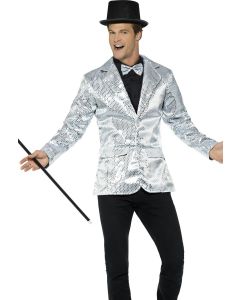 Sequin Jacket - Silver - Adult Costume (SM21139)