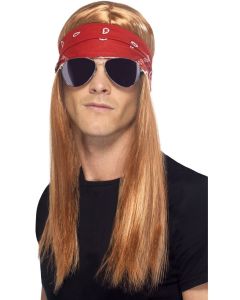 1990's Rocker Wig and Headband (SM22405)