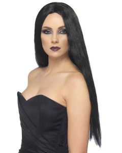 Long Black Witch Wig - 61cm (SM25880)