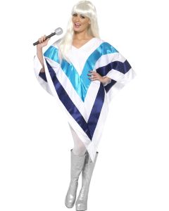 Super Trooper Cape Poncho - ABBA Style (SM33568)