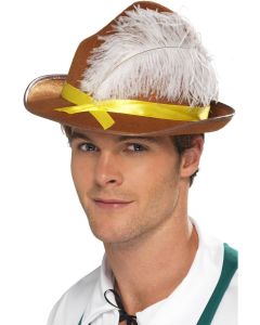 Brown Bavarian Hat (Oktoberfest) (SM38461)