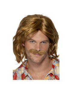 1970's Super Trouper Wig & Moustache (ABBA) (SM42005)