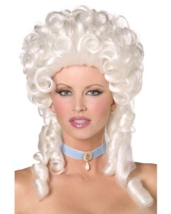 White Baroque Wig (SM42122)