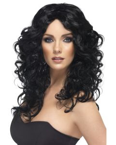 Long Glamour Wig - Black (SM42149)