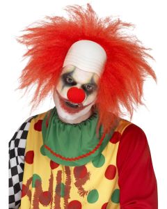 Bald Top Clown Wig Deluxe - Red (SM44898)