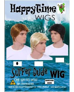 Surfer Dude - Auburn - Short Wig (WIGSDA)