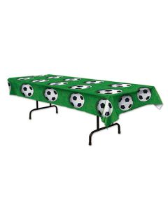 Soccer Ball Rectangle Table Cloth - 137cm x 274 cm (54' x 108') (TWTCSB)