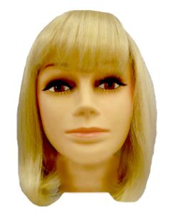 Medium Skinpart Bob With Fringe - Blonde (WI1550BL)