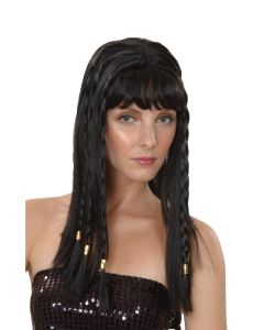 Egyptian Cleopatra With Braids - Black (WI5899)