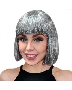 Sparkle Nation Wig - Silver (WI7416)