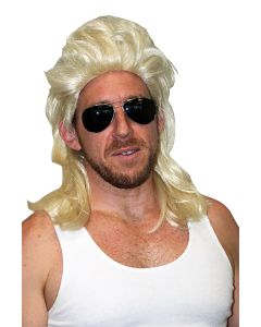 Bogan Mullet Wig - Blonde (WI74890BL)