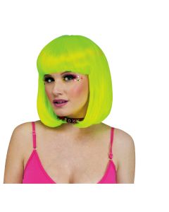 Black Light Rave Wig - Acid Yellow (WI92576AY)
