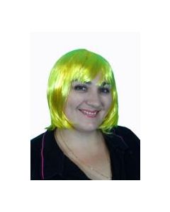 Bob Party Wig - Yellow Neon (Bob Wig) (WIGBOBSY)