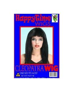 Cleopatra Fringed 18 Inch Black Wig (WIGCLEO)