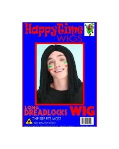 Dreadlocks Mid Length Black Wig (WIGDREADL)