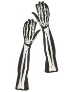 Long Skeleton Gloves - Adult (AR73573)