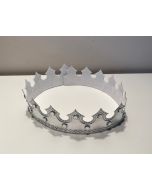 King Crown Silver - 16 Peaks Soft Material - Adult - 61 cm Long (CB1067)
