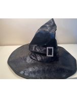 Witch Hat - Adult Black With Buckle (CB1259)