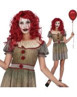 Sideshow Sam Clown - Adult Costume (CO93625)