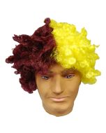 Clown Wig - Maroon & Gold (WI15118MG)