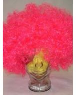 Clown Wig Pink - Curly Afro (WIGCCAPINK)
