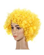 Clown Wig Yellow - Curly Wig (WIGCCY)