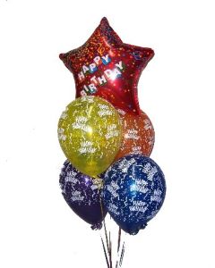 5 Balloon Tree With Foil