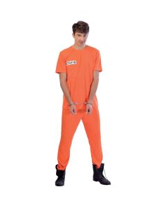 Orange Jumpsuit Prisoner - Adult Costume (9905094AM-G)