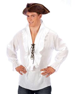 Swashbuckler Pirate Shirt - White - Adult Costume (CO5410WH)