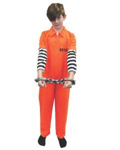 Prisoner - Orange Jumpsuit - Tween Costume (CO83113T)