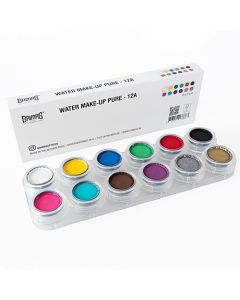 12 Colour Palette A - Water Based Face Paint (GRIM-12A Palette)