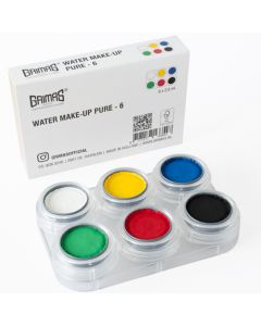6 Colour Palette - Water Based Face Paint (GRIM-6A Palette)