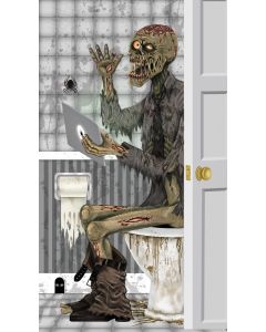 Door Cover - Zombie On Toilet (HW9432T)