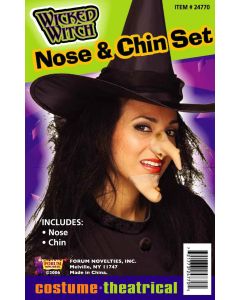 Wicked Witch Nose and Chin Set (NO24770)