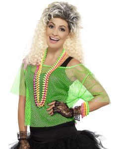 Fishnet Top, Neon Green - Adult Costume (SM45190)
