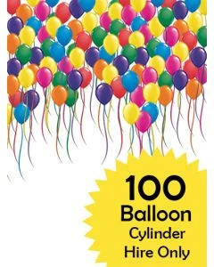 100 Balloon DIY Gas Cylinder Hire