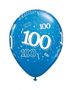 100-A-Round Sapphire Blue Pearl - 28cm (11 Inch) Latex Balloon (100-04)